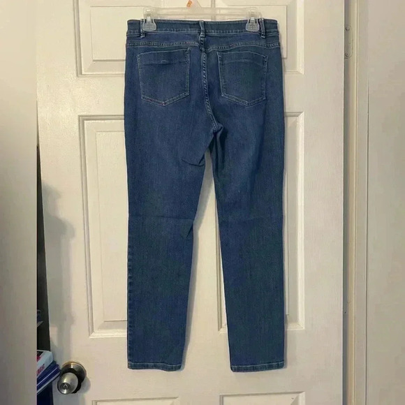 J Jill Weekender Straight Leg Blue Jeans Size 6P - Picture 2 of 14